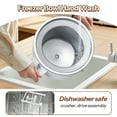 thumbnail image 4 of Ice Cream Attachment for KitchenAid Stand Mixer,Fits 4.5-5Qt Tilt-Head/6-7Qt Bowl-Lift Stand Mixers, 2-Quart Frozen Kitchenaid Ice Cream Maker Attachment, 4 of 6