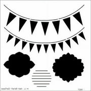 STENCIL CIRCUS BANNERS 6X6