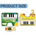 thumbnail image 3 of Yellow Toilet Piano Musical Mat – Fun Bathroom Toy with Automatic Sound and Light, 60X48 Inches, Great for Toe Quilting and Family Entertainment, 3 of 9