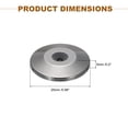 thumbnail image 2 of 8 Pcs Black Speaker Isolation Feet,25x5mm Copper Shock Absorption Base Pad Anti Vibration Amplifier Stand Feet Mat, 2 of 6
