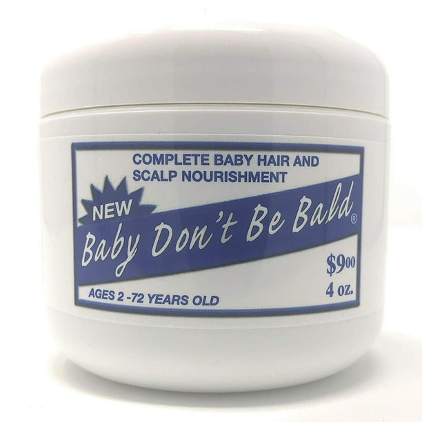Baby Don't Be Bald Complete Baby Hair & Scalp Nourishment Blue, 4 Oz