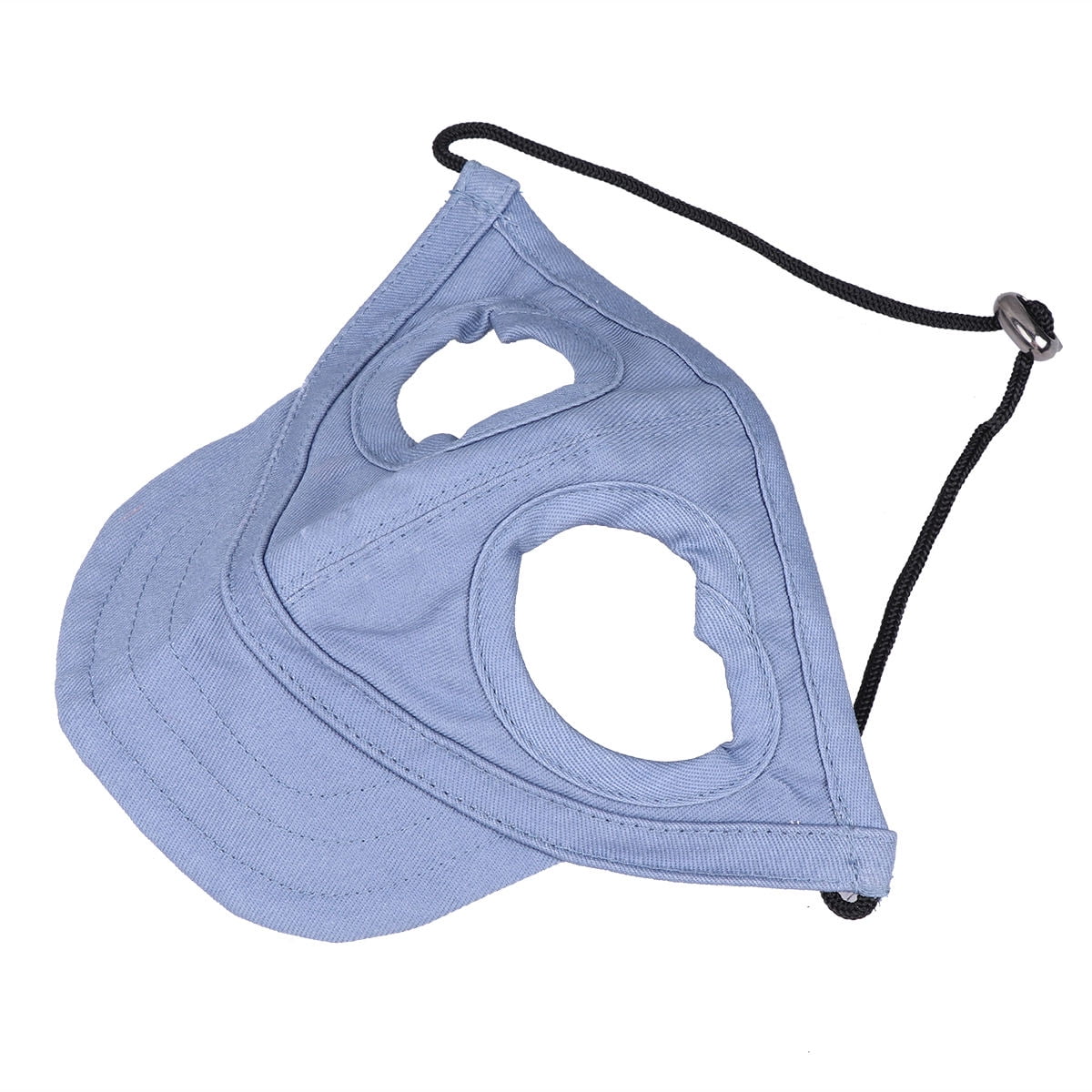 OFFIGAM Blue Pet Hat Comfortable Canvas Outdoor Cap Adjustable Strap