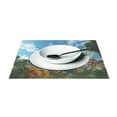 thumbnail image 3 of Ryvnso Placemats Set of 4 Dinosaur in Forest Dining Mats Heat-Resistant Non-Slip Washable Table Mat, 3 of 8