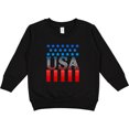 thumbnail image 2 of Inktastic USA in Red, White, and Blue Toddler Sweatshirt, 2 of 4