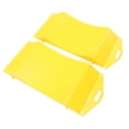 thumbnail image 1 of Tire Saver Ramps, Yellow Heavy Duty HDPE Tire Protector Ramps Flat Spot Preventer 4 Pack Anti Slip Pads for Car SUV RV Motorhome Storage with Carry Bag, 1 of 7