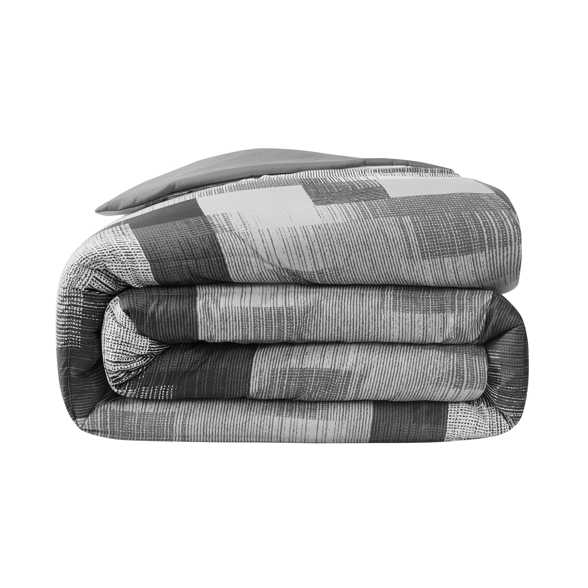 Mainstays Plaid Reversible Comforter Double/Queen, MAINSTAYS PL MS PLAID COMF DBL/QN