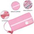thumbnail image 3 of Estuche para lápices FloreceBien, estuche para lápices de gran capacidad con asa, estuches para lápices, rosa, 3 of 5