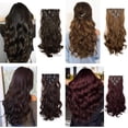 thumbnail image 5 of Extensiones de cabello con clip ZHAOCHENG rizado 50 cm 7 piezas 16 clips postizo sintético, 5 of 5