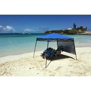 Quik Shade Go Hybrid 7 x 7 Foot Compact Slant Leg Outdoor Pop Up Canopy, Blue