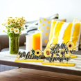 thumbnail image 5 of 3 Pieces Sunflower Table Sign Welcome wood Bee Centerpieces Table Decoration, 5 of 5