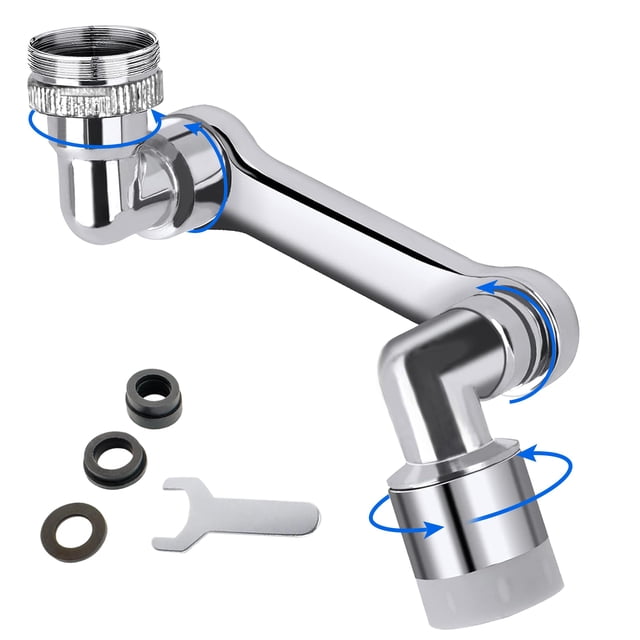 Extensor para grifo Shaobrc giratorio 360° con adaptador de cobre