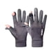 thumbnail image 5 of CaiYueKe Outdoor Windproof Fleece Lined Fingerless Cycling Gloves Non Slip Grip Cold Weather Driving Gloves for Motorcycle Running Biking Winter Warm Gloves Touchscreen Thermal Mitts for Men Women, 5 of 7