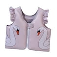 thumbnail image 2 of Chaleco salvavidas de flotación para niños, ideal para parques acuáticos y surf. patrón de cisne, 2 of 9