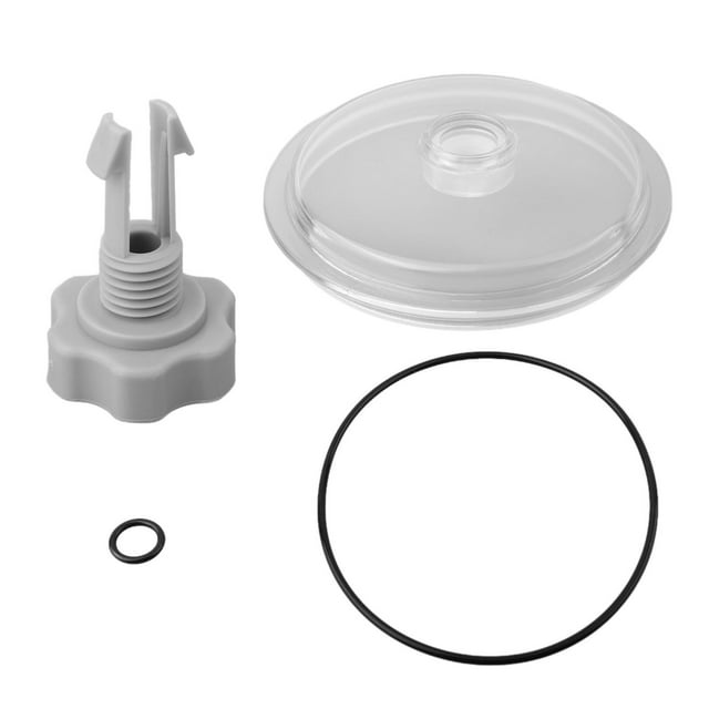 Couvercle de Piège à Feuilles avec Kit de Vanne à Joint Torique pour Pompe à Filtre à Sable Intex-12 Po Sf80110-1 Accessoires de Remplacement pour Piscine Extérieure