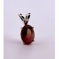 thumbnail image 6 of Natural Oval Bi-colored Tourmaline Sterling Silver Necklace NT36, 6 of 10
