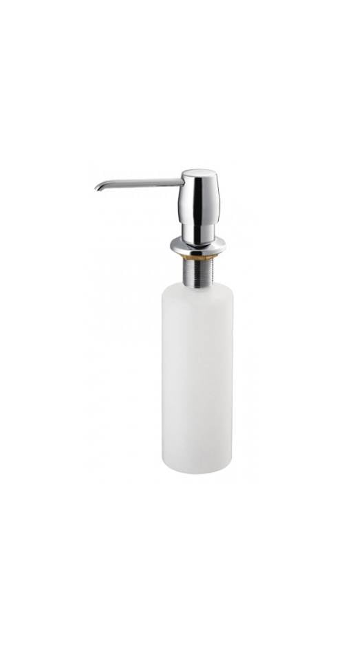 Polished Chrome Plastic Soap Dispenser