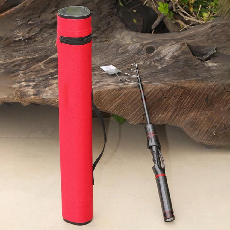 Lawnrden 49 Inch Fishing Rod Case - Oxford Cloth Protective Sleeve With Shoulder Strap For Fly Rods-1159830