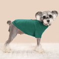 thumbnail image 4 of BadPiggies Fleece Vest Dog Sweater with Leash Attachment, Warm Pullover Dogs Coat Jacket Small Pet Winter Clothes (L, Green), 4 of 9