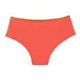 thumbnail image 2 of Homenesgenics Cotton Plus Size Women's High Waist Soft Underwear - Lace Comfy Breathable Seamless Panties Briefs Hipster Boy Shorts Thong Female Underpants Orange M, 2 of 3