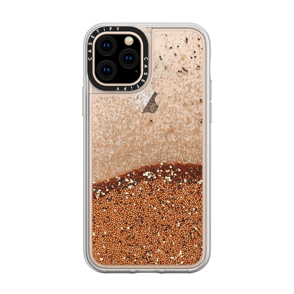 Casetify Glitter Case Gold Chrome for iPhone 11 Pro Cases
