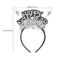 thumbnail image 3 of KAKOWELY 5 diademas compactas para Año Nuevo, accesorios para el cabello para fiestas de Año Nuevo., 3 of 5