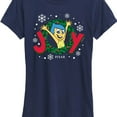 thumbnail image 3 of Inside Out 2 - Joy Wreath  - Women's Short Sleeve Graphic T-Shirt, 3 of 5