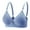 Blue, variant on Bigersell No Underwire Bras for Women Lace V-Neck Push up Wire-Free Bras Ladies Padded Brassiere Hook and Eye Closure Comfortable Everyday Wireless Sports Bras Pink XL