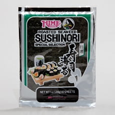 Hime Tempura Batter Roasted Seaweed Sushinori Wrap, 1 Ounce-10 per pack -- 12 packs per case.