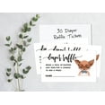 thumbnail image 3 of Inkdotpot 30Baby ShowerDiaper Raffle Ticket Lottery Insert Cards Supplies Games For Baby Shower Party Fox Jungle Animals Bring A Pack Of Diapers To Win Favors Gifts And Prizes, 3 of 5