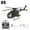 Camouflage - 2 Battery, variant on C180 Remote Control Helicopter with 6-Axis Gyro, 1:25 Scale 2.4G 6CH Single-Rotor Brushless RC Helicopter with Barometric + TOF LiDAR Dual Altitude Hold & Optical Flow Positioning - RTF