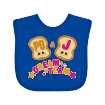 Inktastic Dream Team Peanut Butter and Jelly Boys or Girls Baby Bib