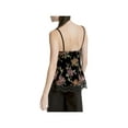 thumbnail image 2 of MAX STUDIO Womens Black Lace Cami Spaghetti Strap V Neck Party Tunic Top M, 2 of 2
