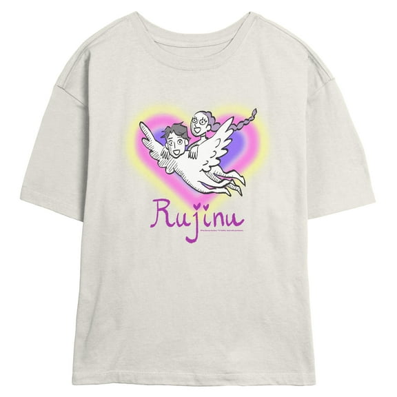Juniors KPop Demon Hunters Fan Art Rujinu Heart T Shirt