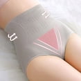 thumbnail image 2 of Women's Panties Women's Underwear High Waist Full Coverage Briefs with Soft Stretch and Breathable Comfort Gray XXL, 2 of 4