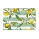 thumbnail image 1 of Balery Lemon Felpudo de franela, resistente a las manchas y a la decoloración, para uso interior y exterior, fácil de limpiar, 40 x 60 cm, 1 of 7