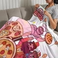 thumbnail image 3 of Juego de Pizza anti-pilling, suave, ligera, esponjosa y acogedora de lujo para hogar y cocina – Perfecta para niños y adultos, 100 x 150 cm, 3 of 6