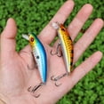 thumbnail image 4 of 3PC BIQIANWO Fake Fish Bait Fishing Lures Fishing Gear 6cm/8g Minnow Lure Outdoor Supplies Rock Fat Hard Bait, 4 of 9