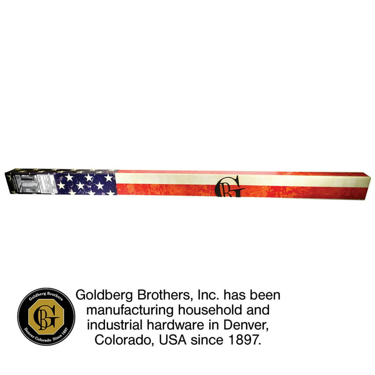 Goldberg Brothers, Inc. GB60010HGR $253.33 - Premium J-Top Mount Barn Door  Hardware Set for 1 3/8 to 2 1/4 Doors, Gold Rush