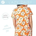 thumbnail image 4 of Hello Mello Lazy Daisy Lounge Short Sleeve Pajama Top, Lazy Daisy Small/Medium (Women's), 4 of 8