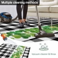 thumbnail image 5 of St. Patrick's Day Outdoor Rug for Patio/Deck/Porch, Non-Slip Large Area Rug 3 x 5 Ft, Green Shamrock Grasses Black White Plaid Indoor Outdoor Rugs Washable Area Rugs, Camping Rug Carpet Runner, 5 of 8