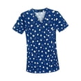 thumbnail image 1 of Uniformes de enfermería salón de belleza SPA disfraz de enfermera niñas mujeres Scrub Top cuello en V L, 1 of 8