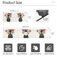 thumbnail image 3 of Yayeee Faucet Mat for Kitchen Sink 30" Diatomite Long Splash Guard Pad, Black Flowers, 3 of 7