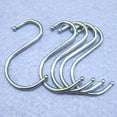 thumbnail image 2 of 30pcs Magnetic Durable S-shaped Anti-rust Metal Hangers Metal Hooks Pothooks - Size L, 2 of 4