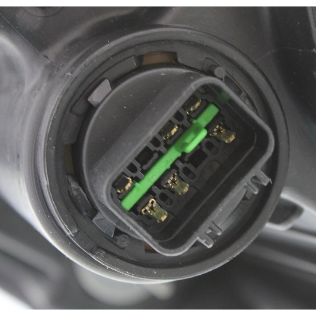 For Kia Rio Headlight Assembly 2012 13 14 15 16 2017 Pair Driver and Passenger Side Black Housing w/Bulbs CAPA Certified For KI2502159