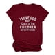 thumbnail image 2 of Gibobby Camiseta Moda holgada informal para mujer, camiseta de manga corta con estampado de letras, blusa superior a la , Playera holgada con cuello redondo, camisetas informales（Vino， XL), 2 of 5
