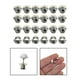 thumbnail image 4 of 24 piezas de pasadores de metal duraderos para broches. Plata, 4 of 9