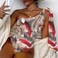 thumbnail image 3 of Gibobby Trajes de Baño Mujer Traje de baño Monokinis con cuello en V acanalado para mujer Trajes de baño fruncidos en la parte delantera Trajes de baño(Marrón,XL), 3 of 5