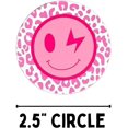 thumbnail image 4 of Lashicorn Smiley Face Freshie Cardstock Cutouts Rounds 2.5 inch  12 pk Mixed, Scented Aroma Beads Bake with Mold for Car Freshie Designs, Smile with Cowboy Hat Trendy, 4 of 5