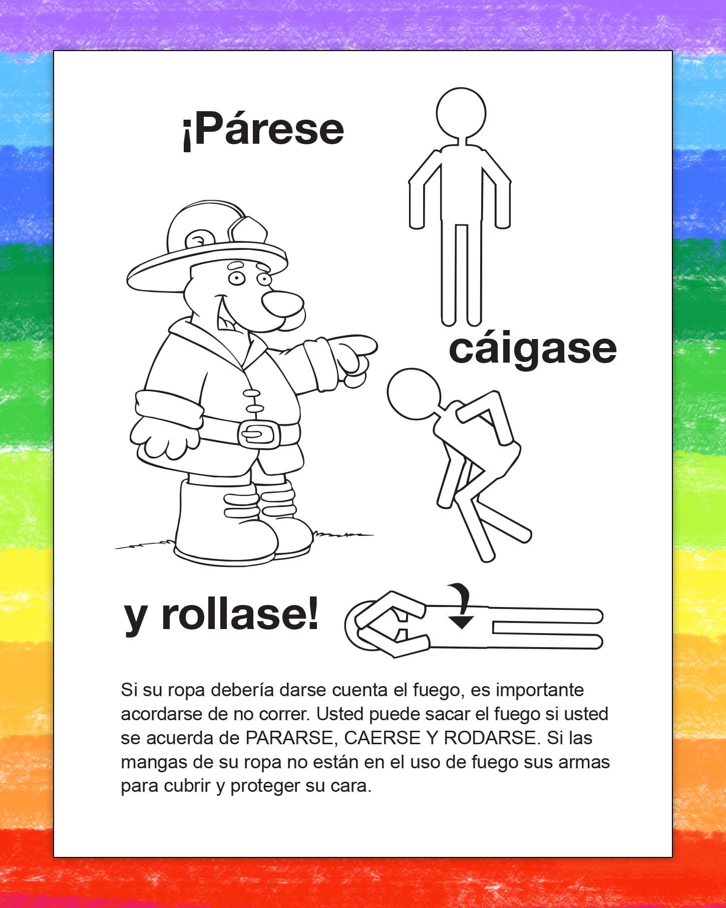 ZoCo 25-Pack Fire Safety Kids Coloring & Activity Books in Spanish