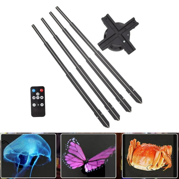 Proyector de Publicidad Holografá, 100-240V 3D Effect Fan Publicidad Pantalla para Cines para exposición